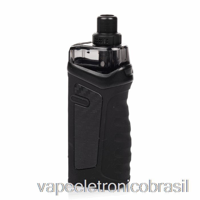 Vape Eletrônico Vandy Vape Jackaroo 70w Pod Mod Kit Fibra De Carbono Preto